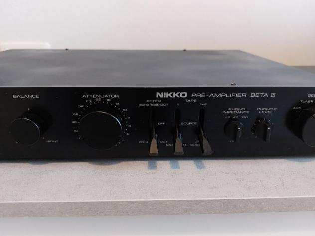 Nikko - BETA 3 - Stereo Preamplificatore