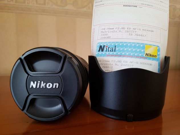 NIKON 24-70 mm f 2.8 AF-S ED G (Nital) con autofocus guasto