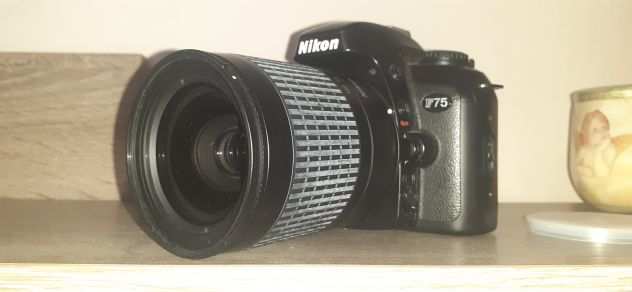 Nikon analogica F 75 AF con ottica Zoom Nikon Nikkor 28-100 af 3.55,6 G