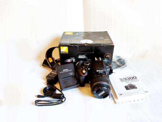 Nikon D3300  18-55mm  acc. Fotocamera digitale