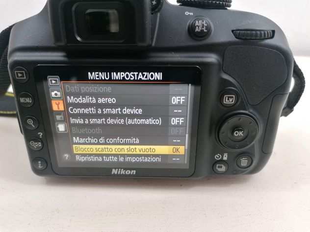 Nikon d3400 Video FULL HD pari al nuovo