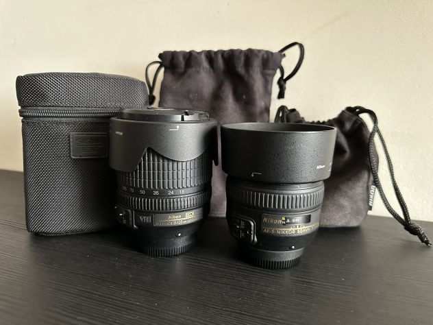 Nikon D90 con 3 obiettivi