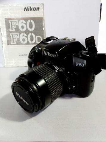 Nikon F60  Obiettivo zoom AF Nikkor 3580mm f4-5,6D Fotocamera analogica