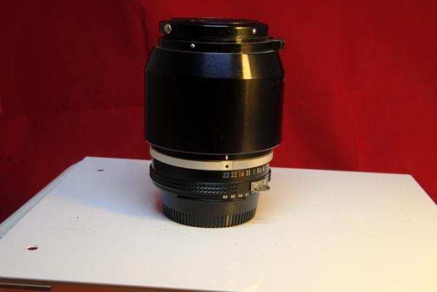 Nikon Nikkor f modAI 105 mm f.2,5 con tappi e paraluce Obiettivo per fotocamera