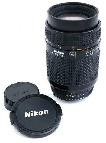 Nikon Nikkor zoom AF 70-210mm f4-5,6 working perfect. Obiettivo per fotocamera