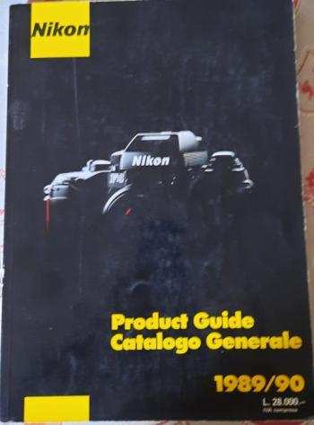 Nikon Product Guide  Catalogo Generale 198990 Fotocamera analogica