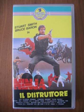 NINJA IL DISTRUTTORE 1986 VHS Godfrei Ho Bruce Baron