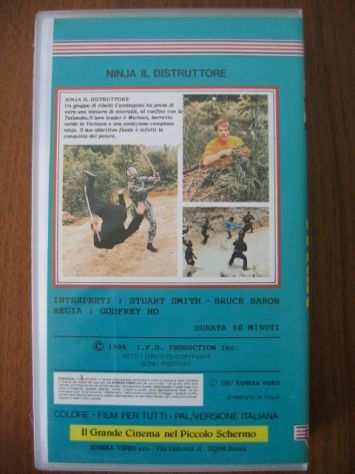 NINJA IL DISTRUTTORE 1986 VHS Godfrei Ho Bruce Baron