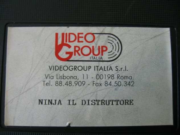 NINJA IL DISTRUTTORE 1986 VHS Godfrei Ho Bruce Baron