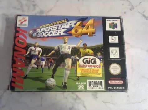Nintendo 64 --INTERNATIONAL SUPERSTAR SOCCER 64-- COMPLETE
