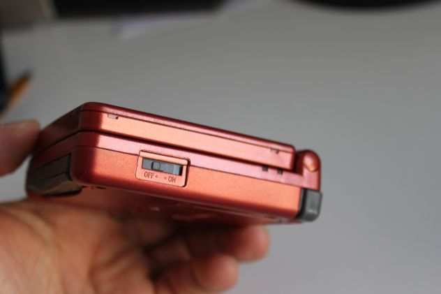 Nintendo Game Boy Advance SP AGS-001 New Shell Flame Red Retrogaming  1 gioco