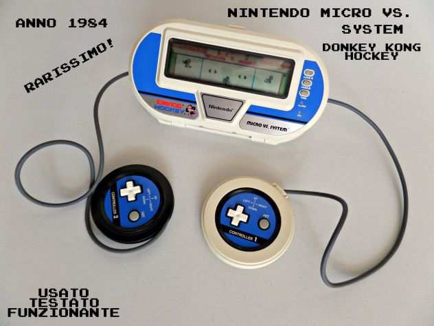 Nintendo Micro Vs. System Donkey Kong Hockey (anno 1984) RARISSIMO