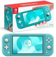 Nintendo Switch Lite azzurra con gioco e custodia piu imballi