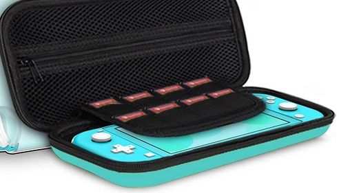 Nintendo Switch Lite azzurra con gioco e custodia piu imballi