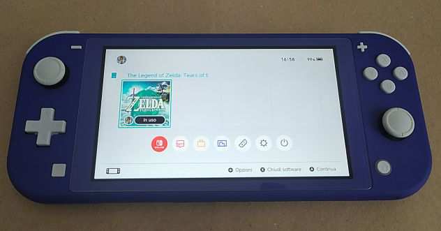 Nintendo Switch Lite in garanzia  gioco ZELDA  custodia