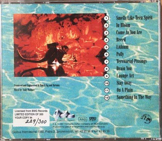 Nirvana - Nevermind Platinum Edition Ltd.300 - CD - Ristampa - 19921992