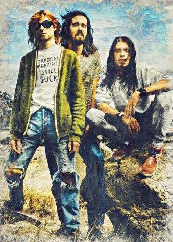 Nirvana - Oil Edition - High Quality Giclee Art - By artist Andrea Boriani - 35 - XL
