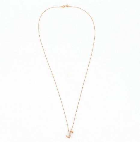 No Reserve Price  - New - 18 carati Oro rosa - Collana - 0.09 ct Diamante