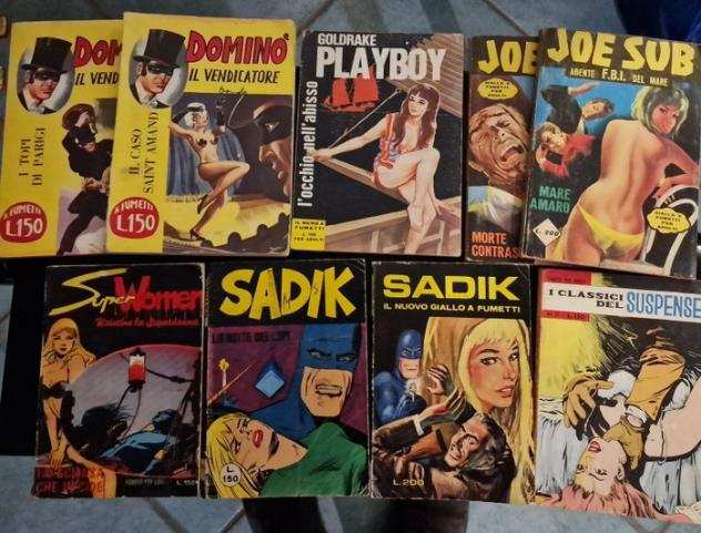 Noir - Lotto 19x fumetti noir assortiti Zakimort - Sadik - Genius - Killing e altri - 19 Comic - Prima edizione - 1965