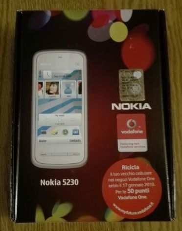 Nokia 5230 Cellulare Smartphone Originale Nuovo.