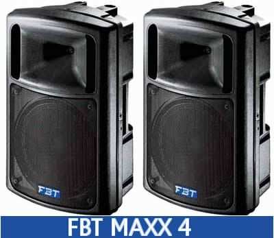 Noleggio Affitto 2 Casse Amplificatae FBT Maxx4