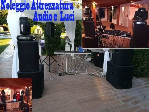 Noleggio attrezzatura Audio e Luci professionali