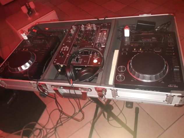  Noleggio Attrezzatura Musicale Pioneer CDJ 350 e Mixer DJM 600