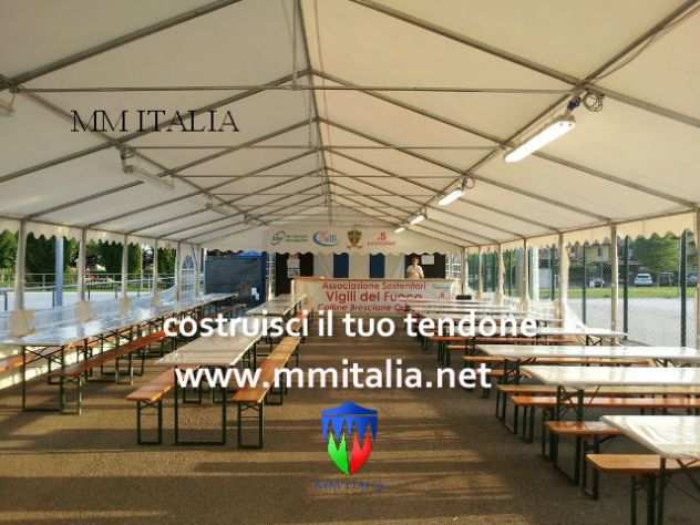 Noleggio Attrezzature per Cucine Mobili Tendoni Set Birreria MM Italia