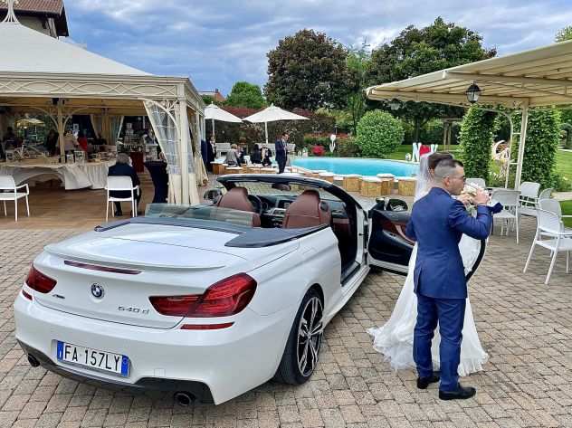 Noleggio Auto Luxury per Matrimonio, BMW 640 Cabrio Msport