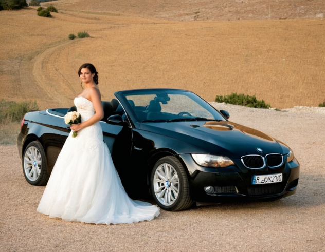 NOLEGGIO BMW 320 Cabrio CON CONDUCENTE a partire da 350 euro per evento