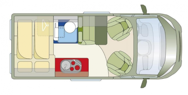 Noleggio Campervan 540 - lAgile 09.-16.10.2023