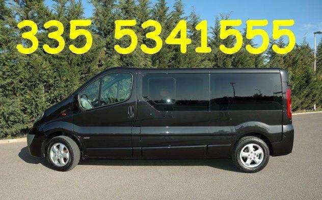 Noleggio con autista taxi transfert minibus discoteca