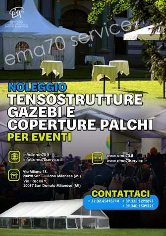 NOLEGGIO GAZEBI - PER EVENTI AZIENDALI - EVENTI PRIVATI - EVENTI PUBBLICI - CO