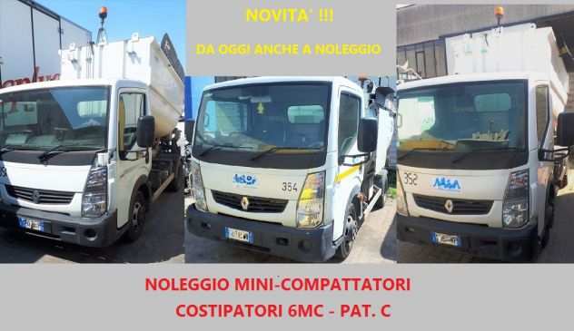 NOLEGGIO MINI-COMPATTATORI - COSTIPATORI 6 MC.