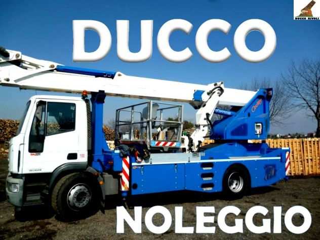 NOLEGGIO PIATTAFORME AEREE CESTELLI ELEVATORI TELESCOPICI OPERATORE