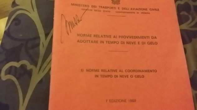 norme provvedimenti neve gelo ministero 1969