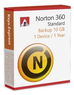 Norton 360 Standard 1D1Y 10GB