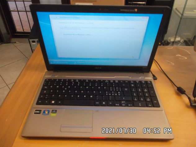 NOTEBOOK ACER ASPIRE 5538 SCHERMO 15.6 POLLICI AMD DUAL CORE PROCESSOR 4