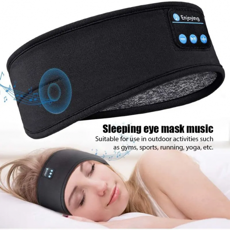 NOVO Auricolare Bluetooth Fascia per Sport, Meditazione e anche per dormire