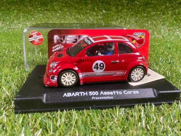 NSR 132 - 1 - Modellino di auto - Abarth 500 Assetto Corse Presentazione 49 red