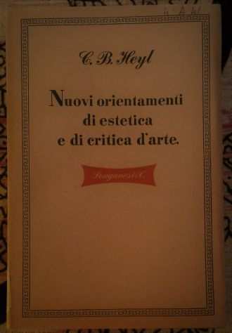 NUOVI ORIENTAMENTI DI ESTETICA E DI CRITICA DARTE