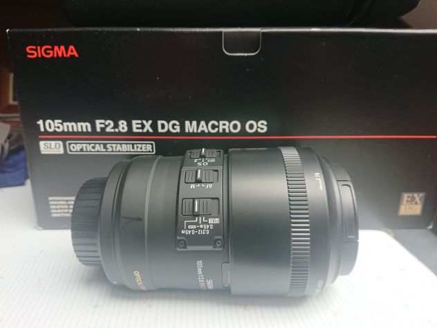 Obbiettivo Sigma 105mm macro