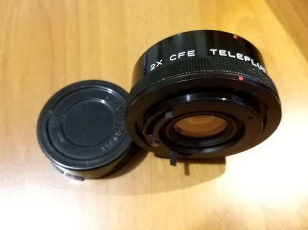 obiettivo Canon FD 135mm  duplicatore focale
