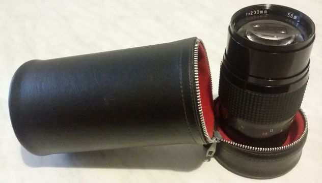 Obiettivo Miccador Zoom 200 mm. f13.5 - 4.8 Made in Japan testato come nuovo