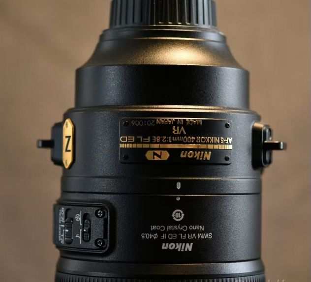 Obiettivo Nikon 400 mm f2,8E FL ED VR