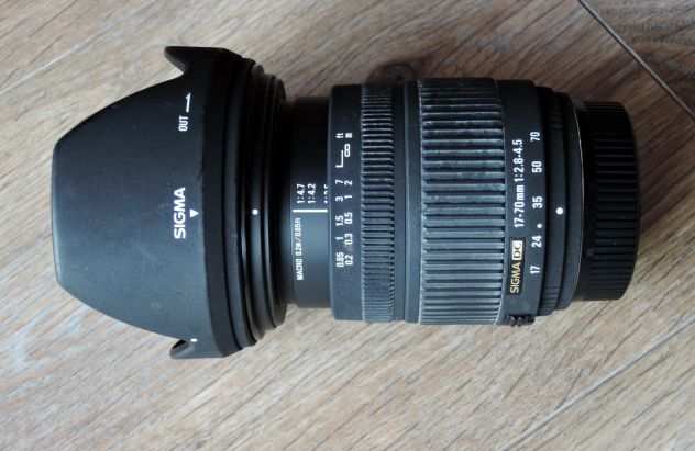 Obiettivo Sigma DC 17-70f2.8 attacco Nikon