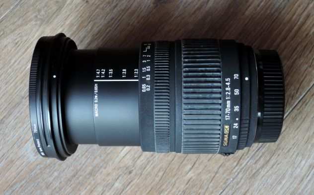 Obiettivo Sigma DC 17-70f2.8 attacco Nikon
