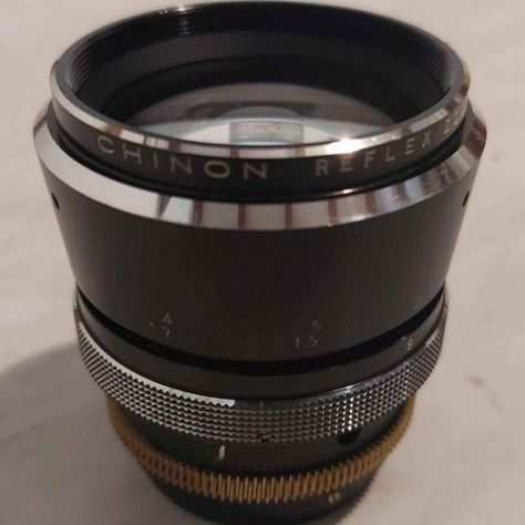 Obiettivo x Cinepresa Chinon 609 Power ZoomChinon Reflex Zoom Lens F1.7 848mm