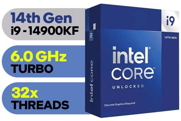OFFERTA PC PROFESSIONALE i9-14900K 64GB RAM NVIDIA RTX 4070 Ti SUPER 16GB