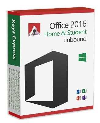 Office 2016 Home amp Student unbound